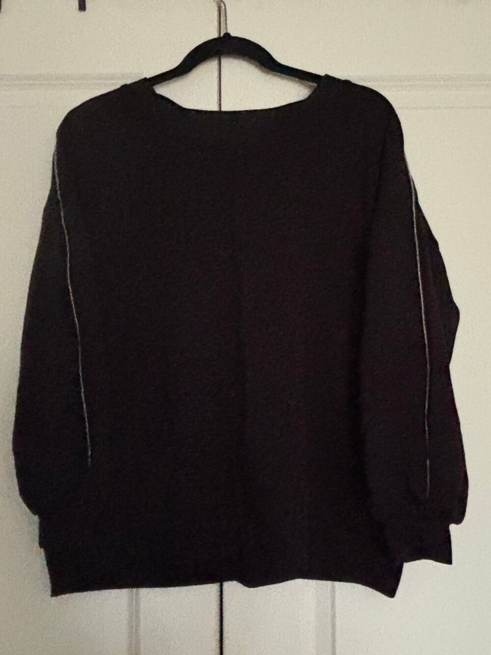 Alfani Black 3/4 Sleeve Top